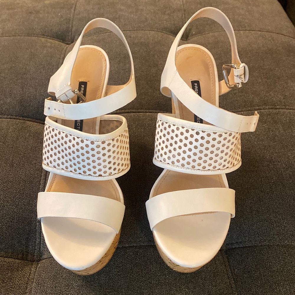 White French Connection Wedge